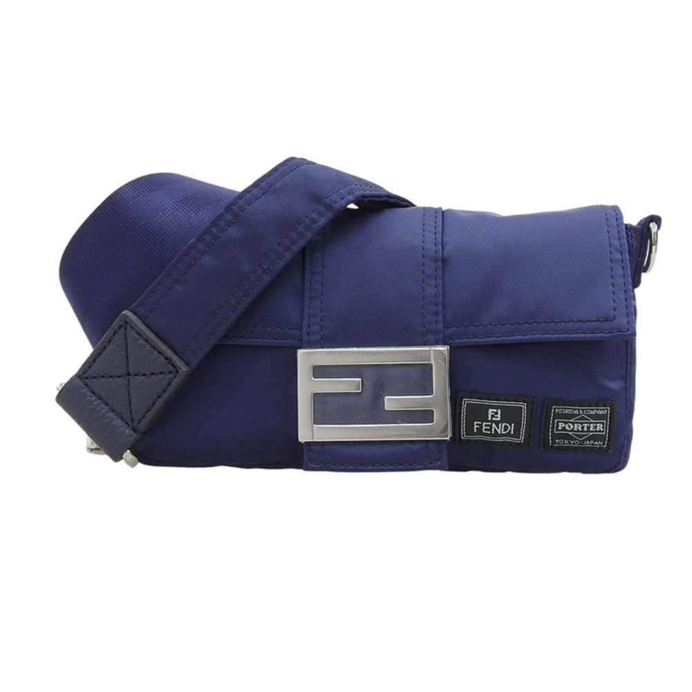 Fendi Mamma Bucket Porter Collaboration Bag Body Handbag Blue